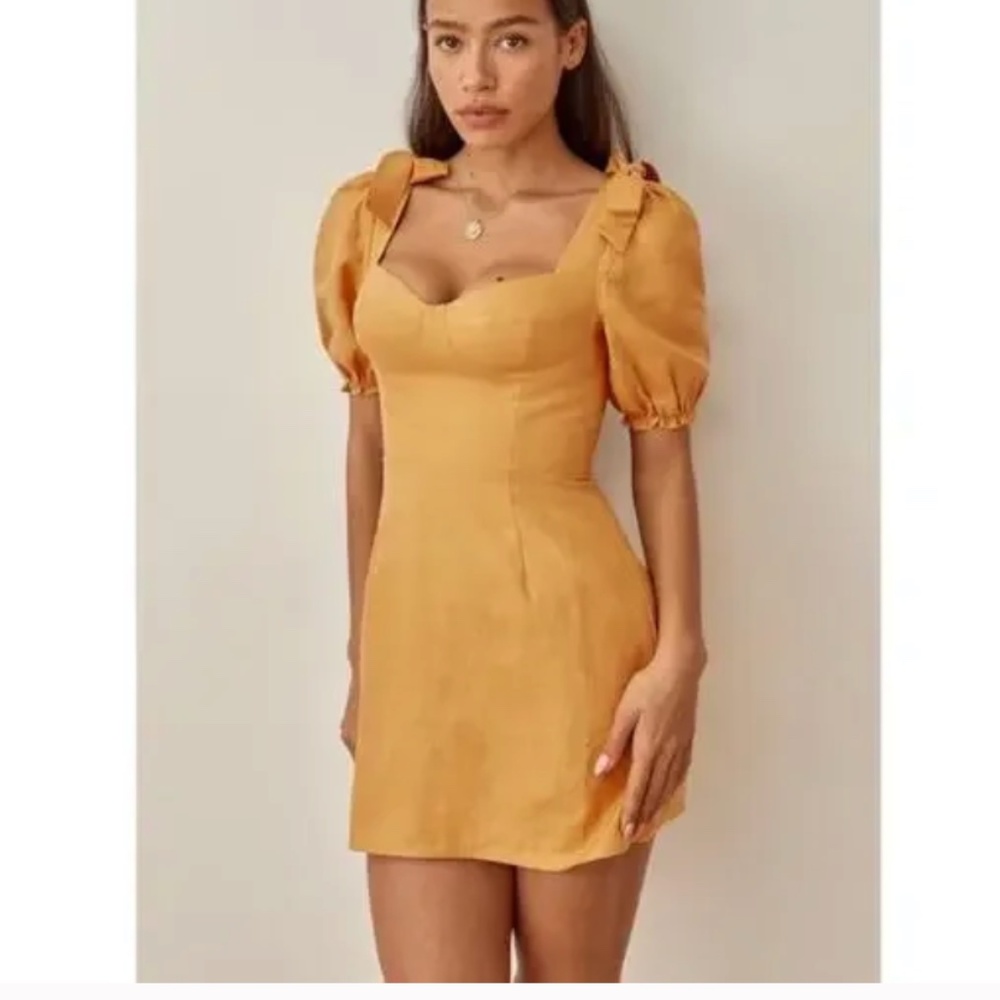Reformation Spring Linen Dress